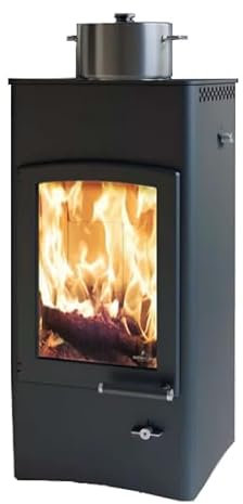 AUSTROFLAMM Kamin | Lucy Cook | Herdplatte | Rauchauslass hinten | 6 kW
