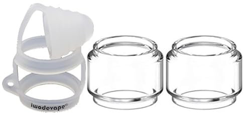 WratryParts 3 en 1 - Tapa antipolvo de repuesto para tanque de vidrio de burbujas para Zeus X, Zeus Sub Ohm, Zeus Dual, Zeus X Mesh RTA Tank (con tapa transparente)