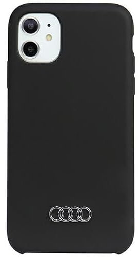 Audi Silicone Hülle für iPhone 12/12 Pro 6.1 Schwarz Hard AU-LSRIP12P-Q3/D1-BK