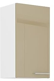 Küche Hängeschrank 40 Lara Cappuccino Hochglanz Küchenzeile Küchenblock