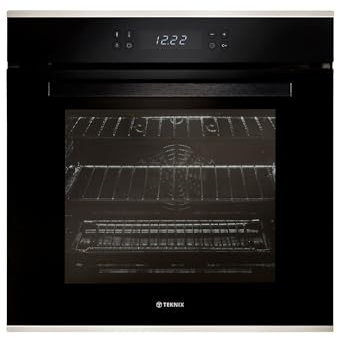 Teknix Signature Collection SCS63PX 60cm Built In 10 Function Pyrolytic Oven With Programmable Timer - Stainless Steel