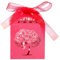 iKesoce 30 Pz Scatole Regalo di Natale Scatole Albero della Vita per Confetti Scatoline Portaconfetti Matrimonio, Scatola in Carta per Prima Comunione Battesimo Matrimonio Laurea, Rosso