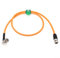 HangTon 12G 4K Raw SDI Koaxial Video Kabel BNC auf BNC für Sony FX9 FX6 Kamera Atomos Ninja V Monitor Hollyland Teradek Flexibel geschirmt 3M Orange