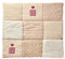 Vertbaudet Baby Spieldecke/Laufstalleinlage Lovely Leo in Patchwork-Optik rosa Bedruckt 75X100