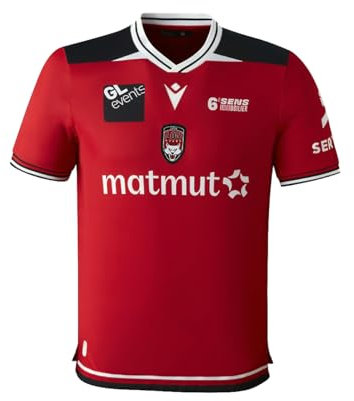 Lou Rugby-Trikot, für den Außenbereich, offiziell, Lyon, für Herren, Rot, rot, XL