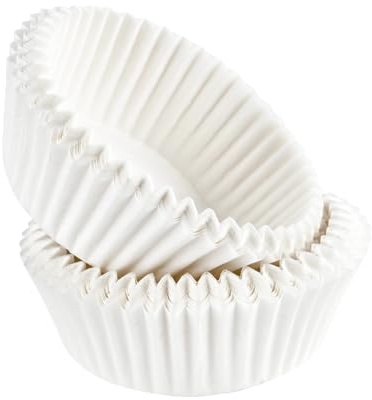 EUROHOME Einweg Muffinform 200 Stück - Muffinförmchen mit fettdichtem Papier - Muffinform Papier 5 x 2,4 cm für Muffins, Cupcakes und mehr - Muffin Papierförmchen als Küchenhelfer beim Backen