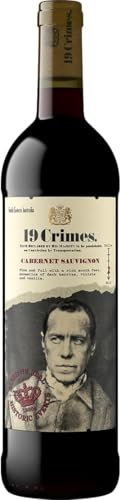 19 crimes wine | South Eastern Australia | Red | white | Rose wine | Gifts (Single Bottle 75cl, Cabernet Sauvignon Red Wine 13.5% ABV)