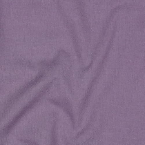VmG-Store Baumwollstoff Uni 100% Baumwolle Oeko-Tex Meterware ab 50cm über 70 Farben zur Auswahl (105 Plum, 100 x 148cm)