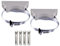 MRNHA 2 Supports de Réservoir de Propane, Support de Bouteille de Gaz, Support Mural de Bouteille, Support de Bouteille de Gaz pour Adoucisseur D'Eau de Camping-Car, B
