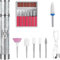 Nail Drill Kit - Cordless Drill Set for Nails,Professional, USB Rechargeable Manicure Accessories, Pedicure Tool for Gel Polish & Acrylic Nails Removal