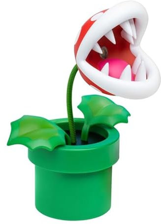 Super Mario Plante Piranha - Lampe Unisexe Lampe multicolore Plastique