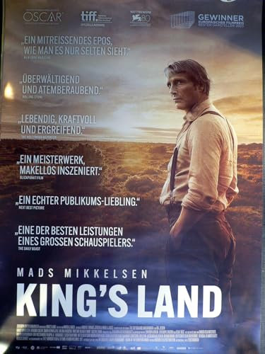King's Land - Mads Mikkelsen - Amanda Collin - Filmposter A1 84x60cm gerollt