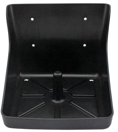 NETPROSHOP Salz Lecksteinhalter in Schwarz, Fassungsvermögen 10 kg Maße 21 x 21 x Höhe19 cm