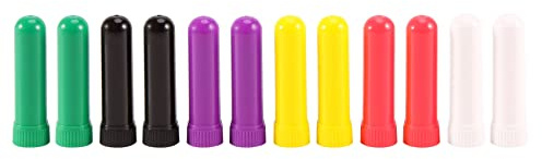 Sirxlevcy 12PCS New Aromatherapy Oil Aromatherapy Blank Nasal Inhaler Stick Portable