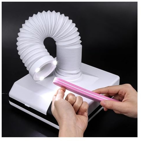 Aspirateur de poussière d'ongle Machine collecteur 60W for le ventilateur puissant décapant d'aspiration Salon d'art manucure et pédicure Pour salon et domicile