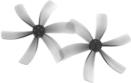 6 Paar (6 CW + 6 CCW) passend für HQPROP T63MMX6 hellgrau 63 mm 6-Blatt-PC-Propeller für RC FPV Freestyle 2,5 Zoll passend für Cinewhoop Drohne mit Kanalkanschluss