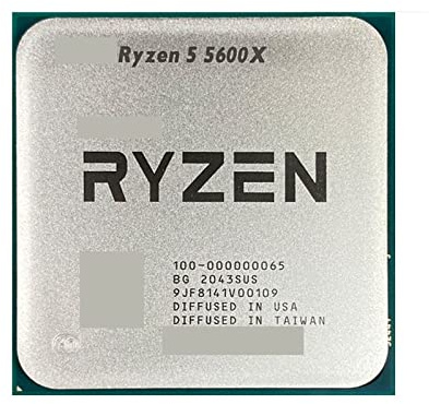 R 5 5600X NOUVEAU R5 3,7 GHz 6 cœurs 12 fils CPU Processeur 7NM 65W L3 = 32M 100-000000065 Socket AM4