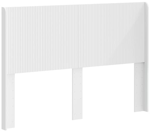 vidaXL Kopfteil PB, Bettkopfteil, modernes Design, rechteckig, senkrechte Leisten, Holz, minimalistisches Möbelstück