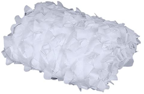 Sitong Tarnnetz, Geflecht aus 150D-Material, für Jagden, schneeweiß, 4x5m=13.12x16.4ft