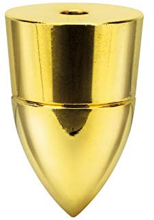 Dynavox Assorbitore sub-watt, set da 4 pezzi, disaccoppiatore regolabile in altezza per altoparlanti e scatole o dispositivi HiFi, montaggio a vite, ottone