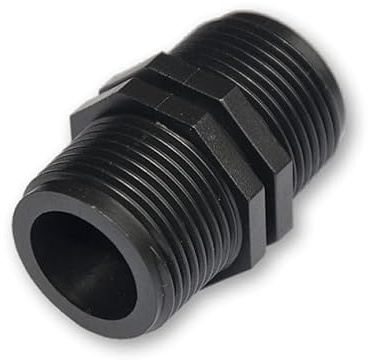 Raccord de jonction fileté polypropylène Mâle/Mâle 1 (26/34) (Lot de 5)