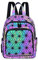 LorranTree Geometrischer Rucksack Leuchtende Rucksäcke Holographische reflektierende Tasche Rucksäcke mit großer Kapazität für Frauen Bunte Tagesrucksäcke 02