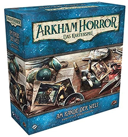 Fantasy Flight Games, Arkham Horror: LCG – Am Rande der Welt, Ermittler-Erweiterung, Expertenspiel, Kartenspiel, 1-4 Spieler, Ab 14+ Jahren, 45+ Minuten, Deutsch, Mehrfarbig, Bunt