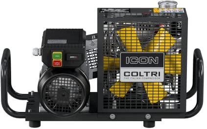 Compressor Shop | COLTRI MCH6/EM/UK/232 | MCH6 High Pressure Air Diving Compressor | Lightweight Floor Mounted Single Phase Air Pump | 13 Amp, 230 Bar - 2.2kW
