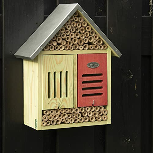 windschief-living Wunderschönes Insektenhotel RESI inkl. Reinigungsbürste, H. 38 cm