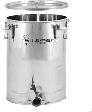Serumwerk Bienenwagner Honigabfüller Abfüller für Honig AbfüllbehälterAbfüllkübel Edelstahl 30 Kg Honey Barrel