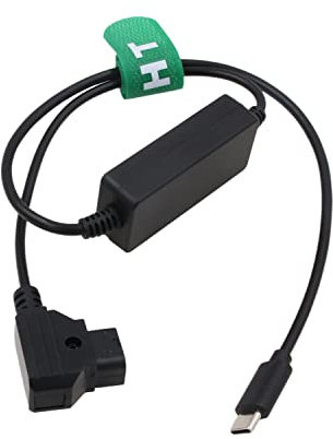 HangTon 65 W 5 V 9 V 12 V 20 V 3 A Stromkabel P-TAP D-Tap auf USB Typ C Schnellladung 61 cm für Canon R5C A7SIII A7C iPhone 15 Handy Tablet Laptop Kamera Mixer Recorder