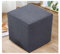 AQIGR Housse de Pouf Carré 40x40/45x45 Extensible Housse Ottomane,Housses de Repose-Pieds en Jacquard Doux pour protéger Le Repose-Pieds, Housse de Pouf avec Fond élastique, Lavable en Machine