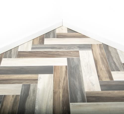 Grandismo Banyan Tile Vinyl Lino Roll Flooring 2m & 4m Widths (5m x 2m) - Kitchen & Bathroom