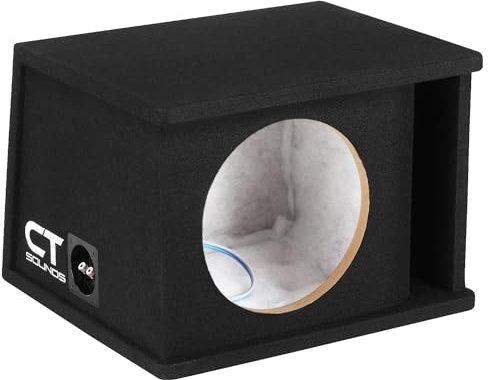 CT Sounds CT1X10 Single 10” Kerf Port Universal-Fit Car Subwoofer Box
