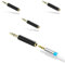 4 Stück TRRS auf TRS Mikrofon-Adapter 3,5 mm TRRS auf TRS Mikrofon Adapter 3,5 mm 1/8 Zoll TRRS Buchse auf TRS Stecker Mikrofon Anschluss für Kameras Recorder mit TRS Mikrofon-Buchse (1#)
