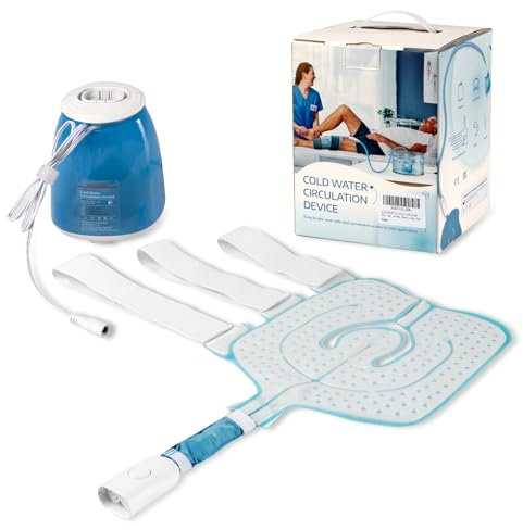 EVERCRYO Cryo Cuff Knee Powered Cryo Cooler Cold Compress Therapy Kit Cold Therapy Machine Ice Cryotherapy Pad Fit Knee, Shoulder, Ankle, Back, Leg, Hip