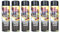 Sprühlack, Decklack, Autolack, Felgenlack, Haftgrund Spray 500ml, für Felgen und Karosserie, Kratz-, stoß- und schlagfest, Fast Finish:6X Lack Schwarz matt