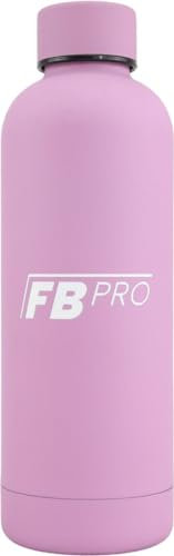 FB Pro termo en rosa mate - Capacidad de 0.5 L - Copa termo de lujo - Contenedor termo de acero inoxidable