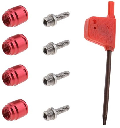 Fahrrad Scheibenbremse Oliven Kit, 4 Sets Fahrrad Olive Anschluss Einsatz Öl Fitting Kit Einsatz Olive Head Olive Set für SRAM AVID Öl/Scheibenbremse