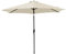 JJ. Parasol droit rond inclinable Juanito Ø270 cm Parasol droit Ø2,7 m Meilleur rapport qualité/prix Ouverture avec manivelle Beige ivoire