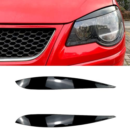 2 x Scheinwerfer-Augenlidblende für VW Polo MK4 9N 9N3 2005-2009 2006