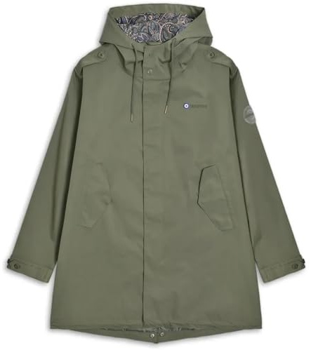 Lambretta Mens Waterproof Hooded Warm Winter Parka Jacket Coat