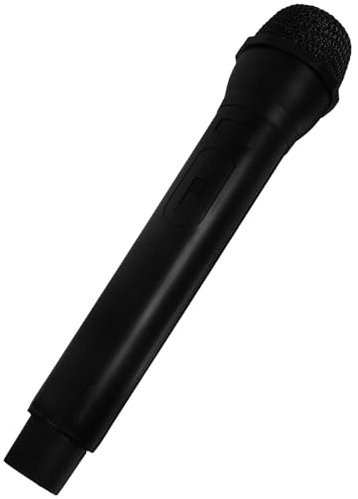 BESTonZON Micro pour Enfants Faux Micro Accessoire De Microphone Micro Noir Faire Semblant De Jouer Au Microphone Accessoires De Photo De Microphone Micro Jeu De Rôle Black Plastique