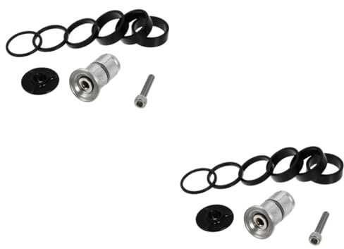 ibasenice 2sets Mountain Bike Front Fork Tools Gasket Set Installation Tool Replacement Kit for Bike Suspension Forks Household