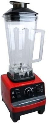 Reldor Kitchen Smoothie Blender 1500W, 2 Litre Polycarbonate Jug with blades, Speed Control, Overcurrent Protection - Ideal as Smoothie Blender, Ice Crusher, soups Maker, Commercial & Home Use, Red