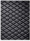 Car Trunk Liner Kofferraummatten Leder Cargo Liner Fit Für Porsche Cayenne 2011-2015 Innenausstattung 958 Kofferraum Schutzmatte(Black Black Wire,One Set)