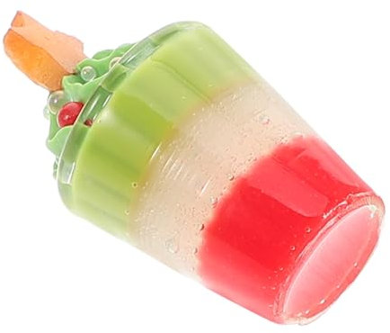 YARNOW Miniatura Di Tazza Da Caffè in Ornamento Finto Cibo Accessorio Per Casa in Miniatura Di Bevande Simulato Arredamento Per Mini Case Di Caffetteria Artificiale Per Decorazioni