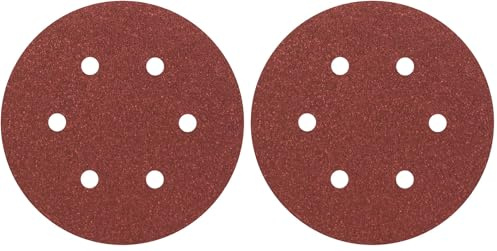 Bosch Professional Schleifblatt für Exzenterschleifer Holz und Farbe (5 Stück, 150 mm, Körnung 80, C430) 2608605718 Grau (Packung mit 2)