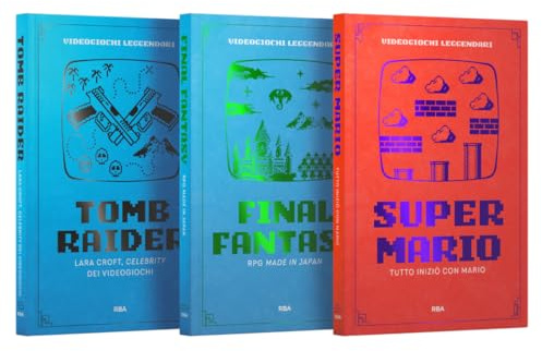 Videogiochi Leggendari Pack I. Contiene 3 libri: Super Mario, Final Fantasy, Tomb Raider