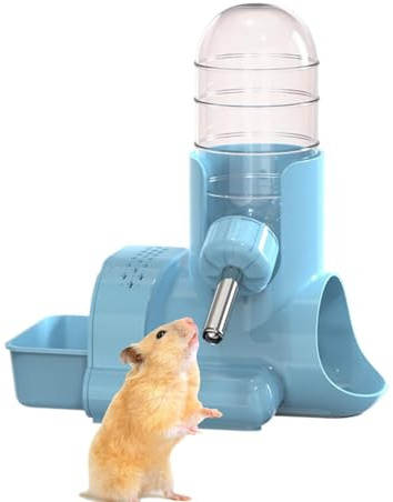 Water Bottle for Hamster No Drip Treat Feeder